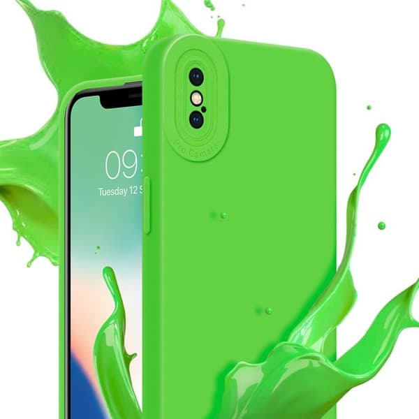 Skyddsfodral för iPhone XS MAX i FLUID GRÖN Stötsäker Grön