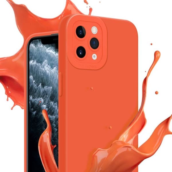Skyddsfodral för iPhone 11 PRO i FLUID ORANGE Stötskyddande Apelsin