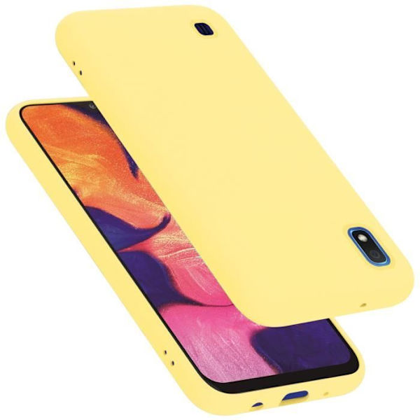 Coque - CADORABO - Samsung Galaxy A10 / M10 - Silikon TPU - Gul - Stötskydd Gul