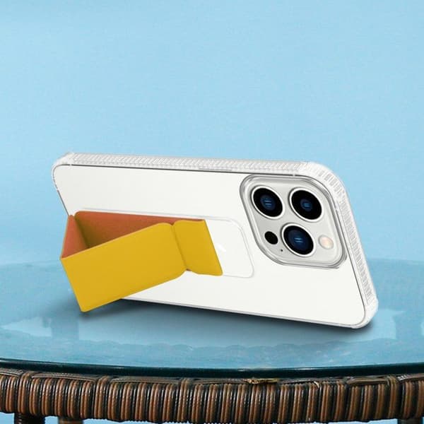 iPhone 12 PRO MAX GUL skal med stöd och ställfunktion Gul