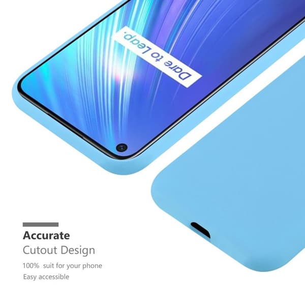 Skyddsskal för Realme Narzo 4G CANDY BLÅ Stötsäker Silikon Blå