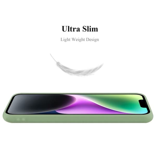 Skal för iPhone 14 PLUS CANDY GRÖN PASTELL Stötsäker Silikon Grön