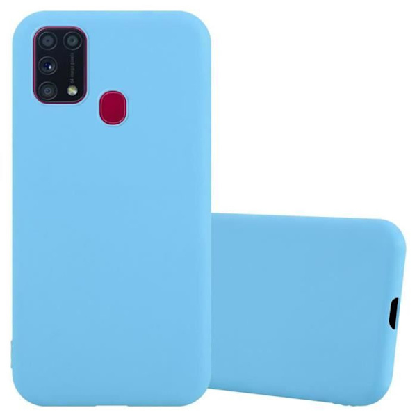 Coque - CADORABO - Samsung Galaxy M31 - Candy Blau - Silikong TPU - Stötskydd Candy Blue