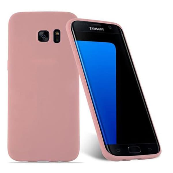 Skyddsfodral för Samsung Galaxy S7 EDGE CANDY ROSE VIF Stötsäker Silikon Ros