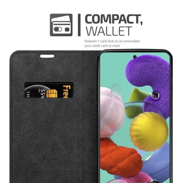 Fodral till Samsung Galaxy A51 5G i KAFFEBRUNT Cadorabo Cover Skyddsmagnetisk stängning