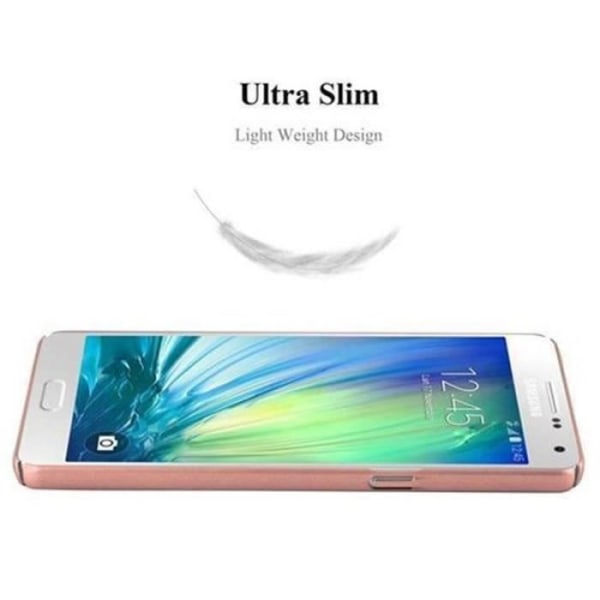 Samsung Galaxy A5 2015 (5) Fodral i ROSE GOLD METAL från Cadorabo (MATT METAL Design) Ultratunt hårt plastfodral Hardcase