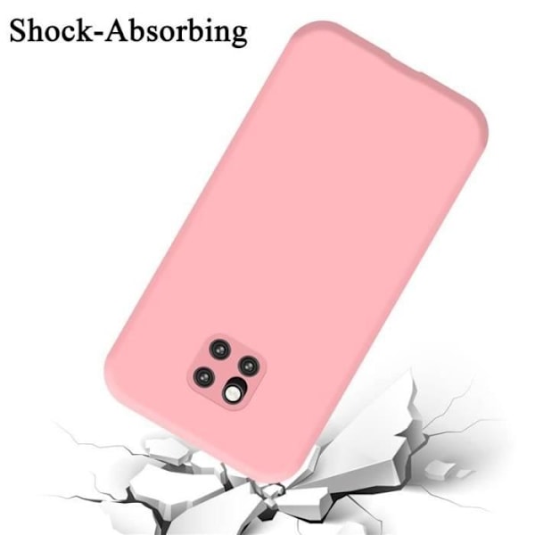 Coque - CADORABO - Huawei MATE 20 Pro - Silikon TPU - Skydd 360° - Halkfri Rosa