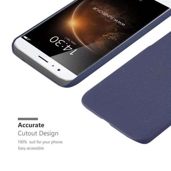 Coque - CADORABO - ASCEND G7 PLUS / G8 / GX8 - Stötsäkerhet - Frostad Design - Frosty Blå Färg Frostig blå