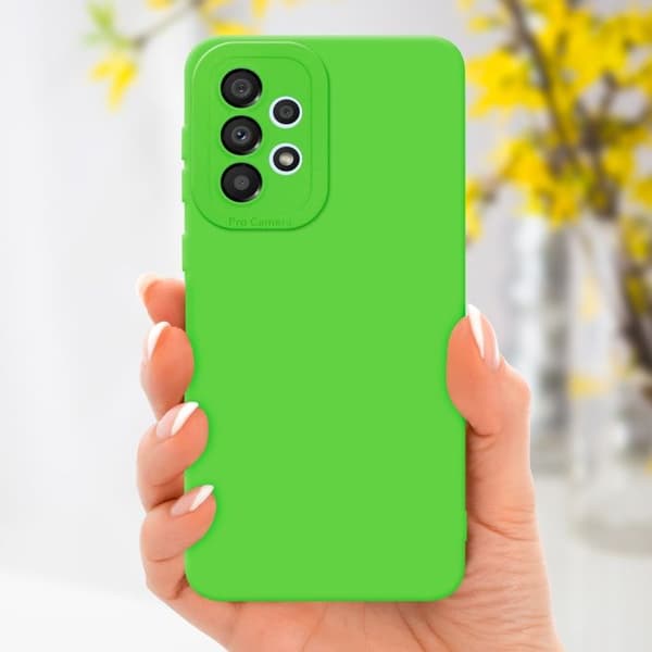 Skyddsfodral för Samsung Galaxy A33 5G i FLUID GRÖN Stötsäker Skyddsfodral Grön