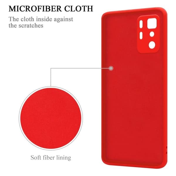 Fodral för Xiaomi POCO X3 GT i LIQUID RED Stötskydd Röd