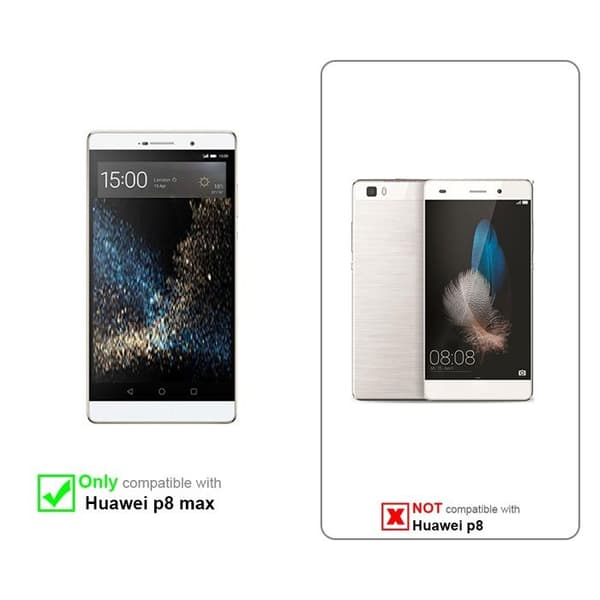 Skyddsfodral för Huawei P8 MAX i LJUST GRÅTT BRUNT Stötskyddande Etui Grå