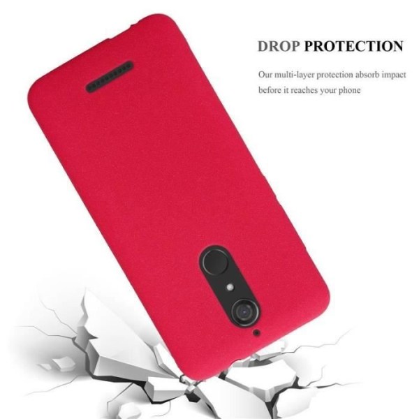 Mobilskal - Cadorabo - WIKO VIEW - Ultra Slim - Stöttålig - Repfria FROST RED