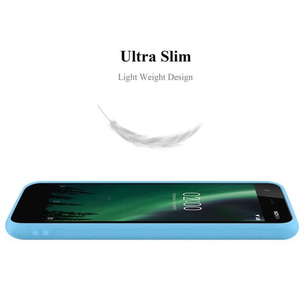 Skyddsfodral för Nokia 2 2017 CANDY BLÅ Stötsäker Silikon Blå