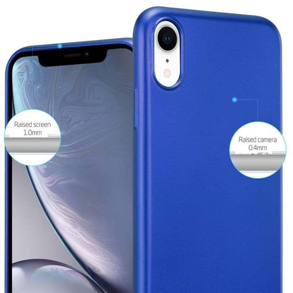 iPhone XR-fodral Skyddsfodral i MATTE METALLBLÅ Design Blå