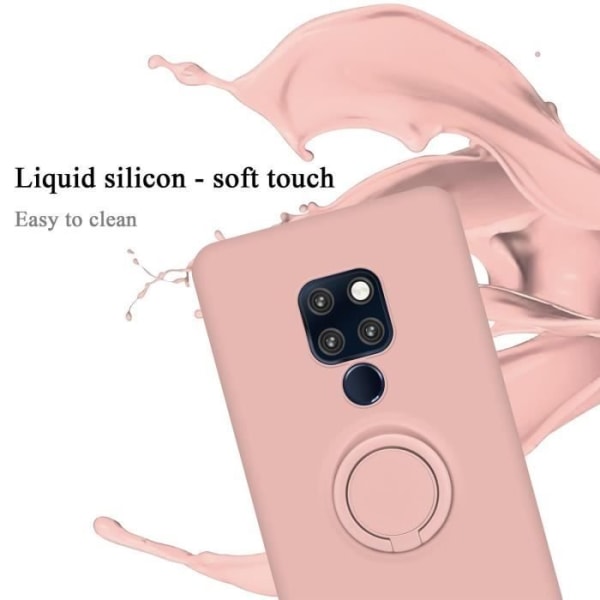 Fodral till Huawei MATE 20 i LIQUID Rose Cadorabo Cover Protection i TPU-silikon