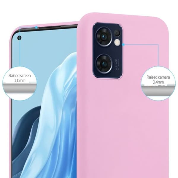 Skyddsfodral för Oppo FIND X5 LITE / Reno7 5G CANDY ROSE VIF Stötskydd Silikon Ros