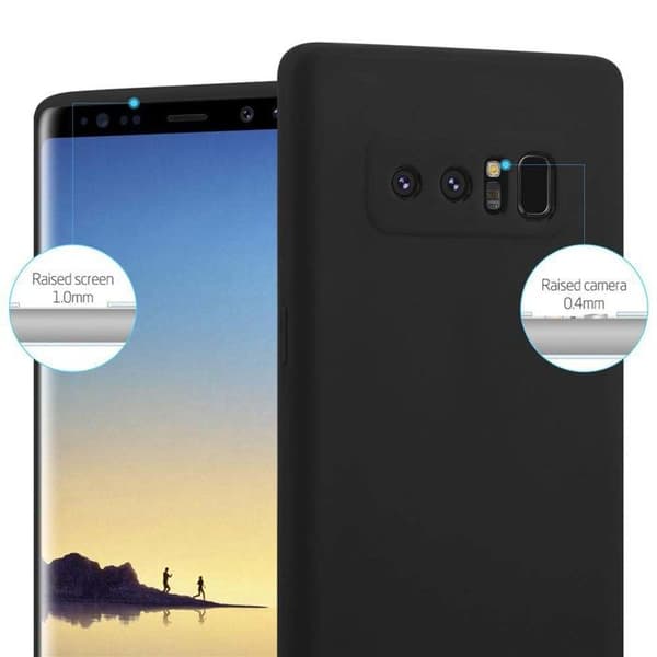 Skyddsfodral för Samsung Galaxy NOTE 8 CANDY SVART Stötskydd Silikon Svart