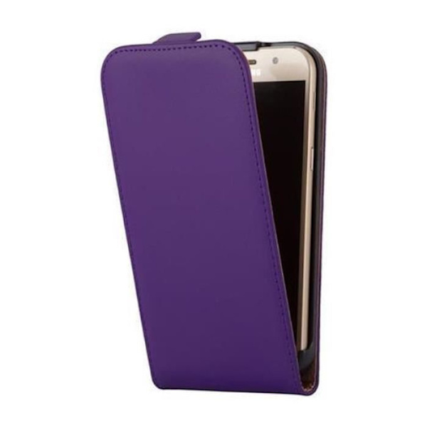 Cadorabo Flip-fodral för Samsung Galaxy A3 2017 (7) DESIGN STIL Etui Hölster i Slät Konstläder ORKIDÉ VIOLETT