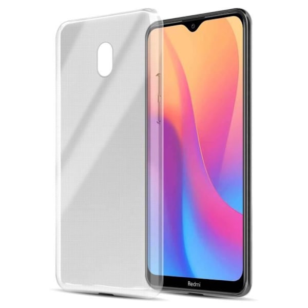 Coque - CADORABO - Xiaomi Redmi 8A - Silikon TPU-skydd - Tunn och lätt design - Transparent Transparent