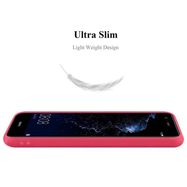 Skyddsskal för Huawei P10 LITE CANDY RÖD Stötsäker Silikon Röd