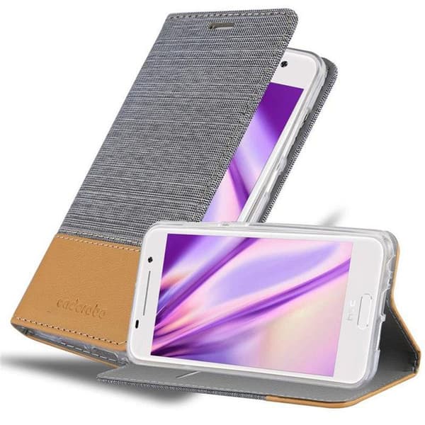 Skyddsfodral för HTC ONE A9 i LJUST GRÅ BRUN Stötskyddande Etui Grå