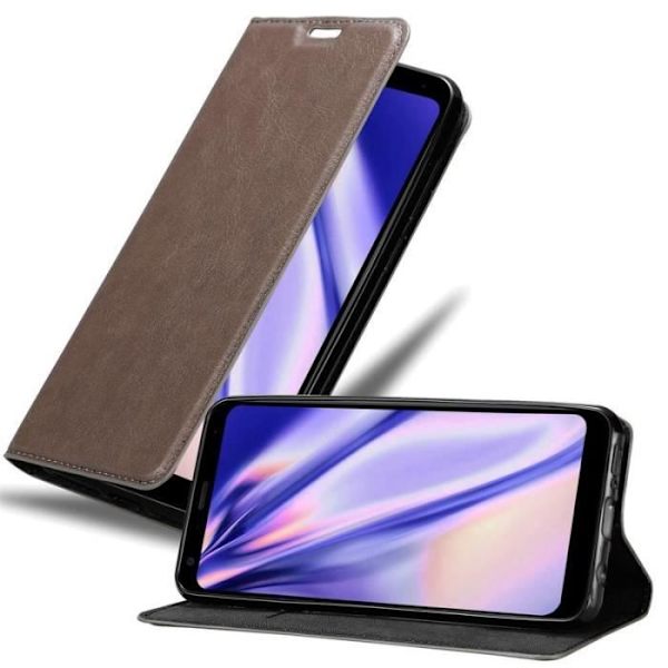 Cadorabo Fodral till LG Q7a i KAFFEBRUNT
