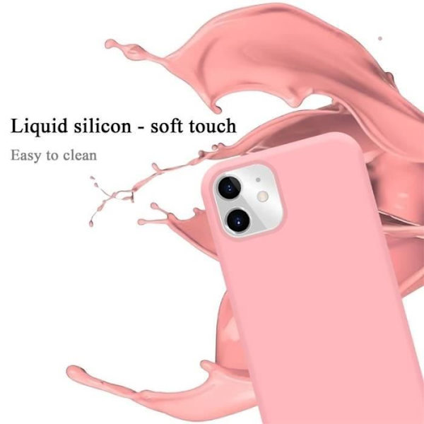 Telefonfodral - CADORABO - Apple iPhone 11 - Silikon TPU - Optimal skydd - Tunn och lätt design Rosa