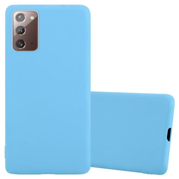 Skyddsfodral för Samsung Galaxy NOTE 20 CANDY BLÅ Stötsäker Silikon Blå