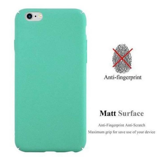 Apple iPhone 6 PLUS / 6S PLUS FROSTY GREEN Fodral Cadorabo DESIGN FROSTY Hard Case Cover Skydd Ultra Slim Bumper Case
