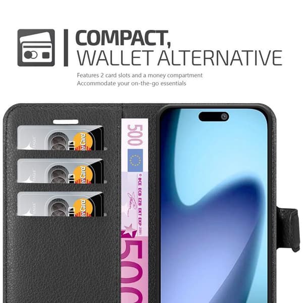 Etui för iPhone 17 i JETSVART Svart