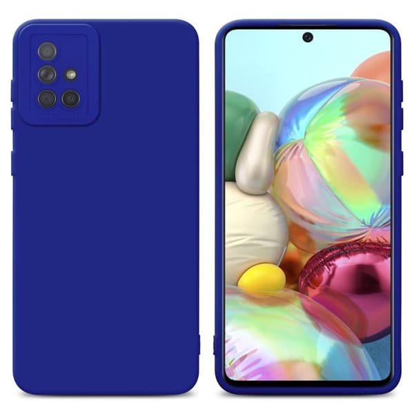 Skyddsfodral för Samsung Galaxy A71 4G i FLUID BLÅ Stötsäker Blå