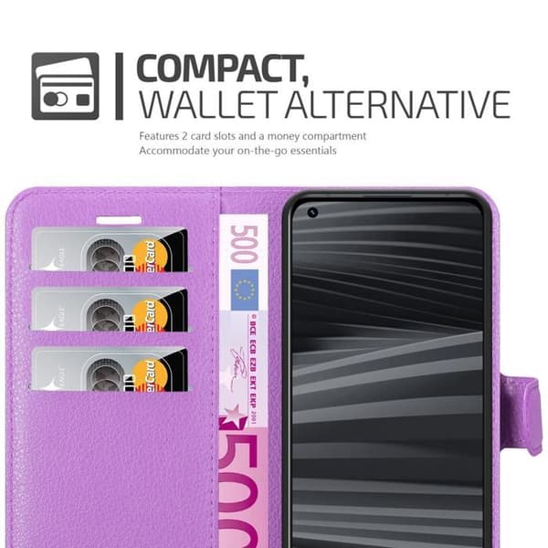 Etui för Realme GT 2 PRO i ORKIDÉER VIOLETT Violett