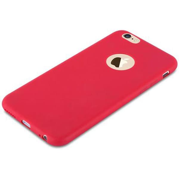 iPhone 6 / 6S CANDY RÖD Skal Stötsäker Silikon Röd