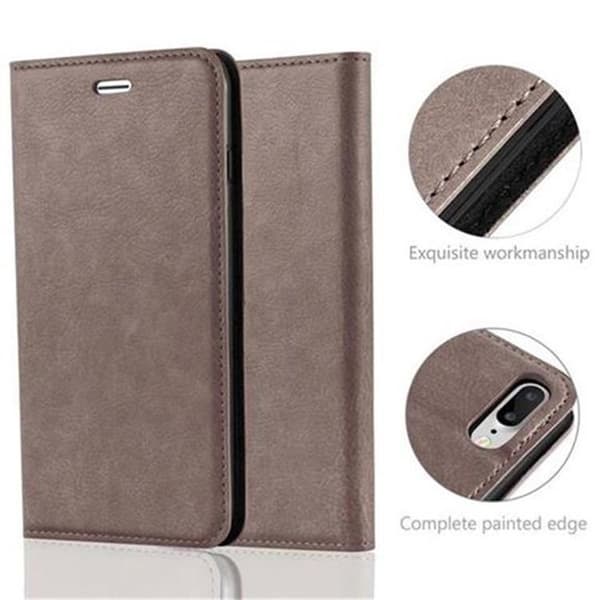 Etui för iPhone 7 PLUS / 7S PLUS / 8 PLUS Fodral i MÖRK BRUN brun