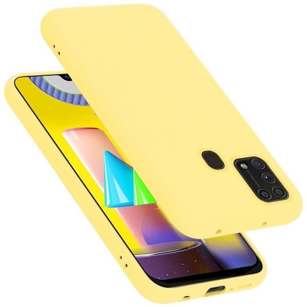 Coque - CADORABO - Samsung Galaxy M31 - Silikon TPU - Gul - Stötabsorberande skydd Gul