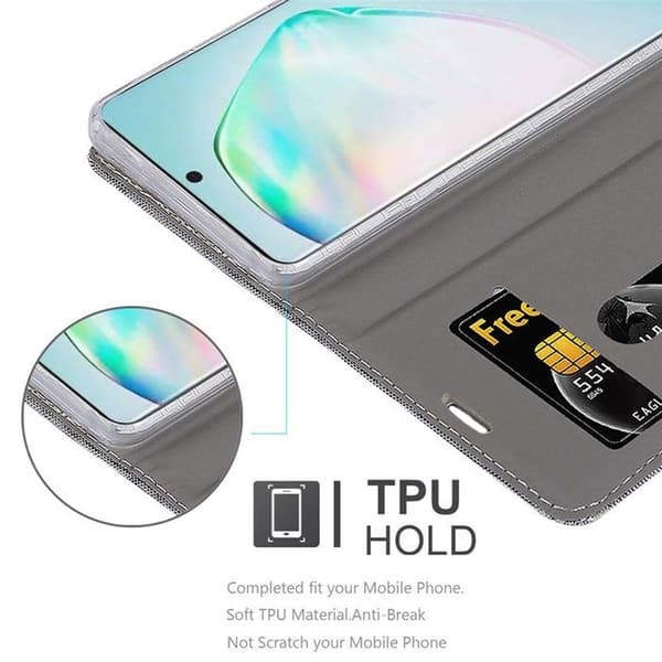 Skyddsfodral för Samsung Galaxy A91 / S10 LITE / M80s i LJUST GRÅ BRUN Stötskyddande Etui Grå
