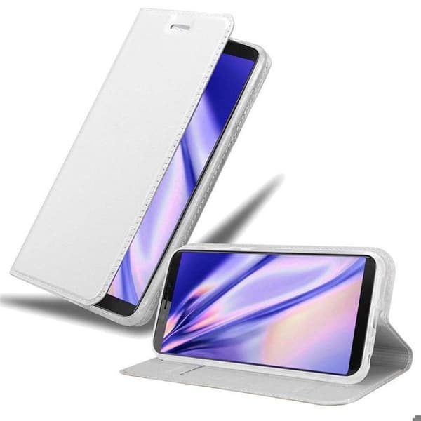Flip-fodral för Cubot NOVA Etui i CLASSY SILVER Plånbok Stötsäker Grå