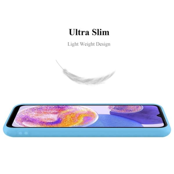 Skyddsfodral för Samsung Galaxy A23 4G CANDY BLÅ Stötsäker Silikon Blå
