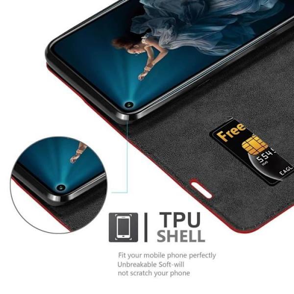 Cadorabo Fodral till Honor 20 PRO i APPLE RÖD