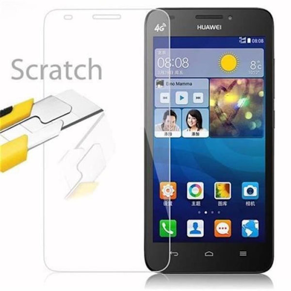 Cadorabo – Skärmskydd i härdat glas för > Huawei ASCEND G620 < Skärmskydd i härdat glas Transparent