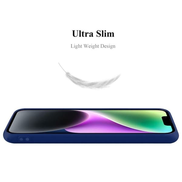 Skal för iPhone 14 PLUS CANDY MÖRKBLEU Stötsäker Silikon Blå