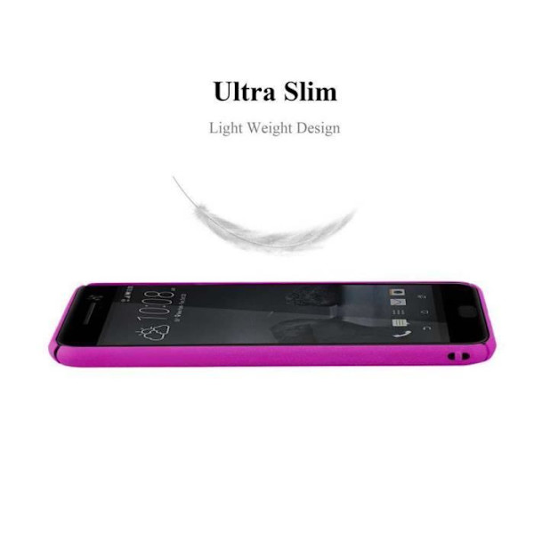 Coque - CADORABO - HTC ONE M10 - Frosty Rose Vif - Stötskydd - Matt design Frostig ros Vif