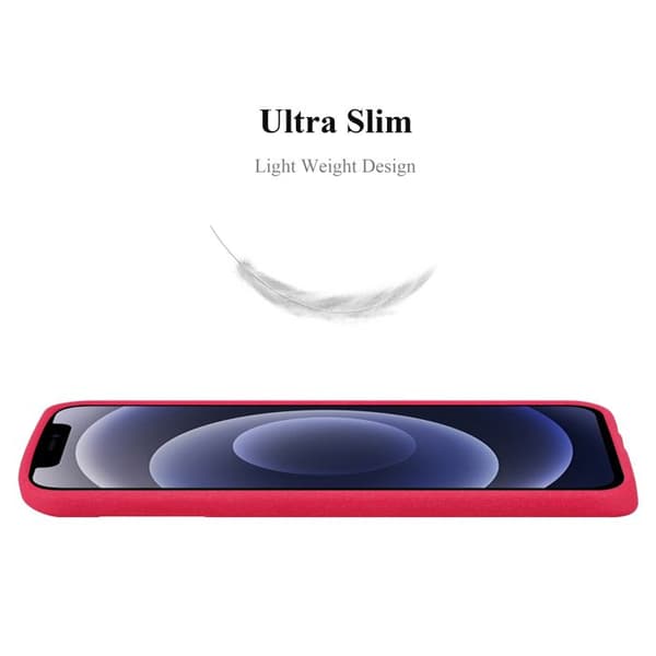 Skyddsfodral för iPhone 12 PRO MAX FROST RÖD Silikon TPU Röd