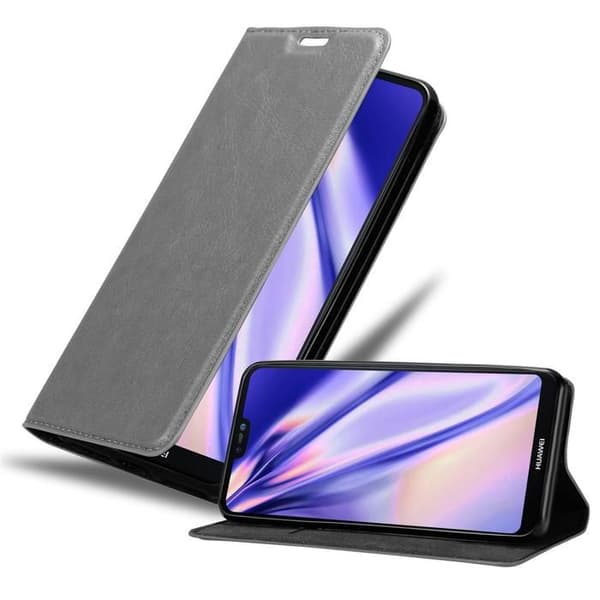 Etui för Huawei P20 LITE 2018 / NOVA 3E Skal i GRÅ TITAN Grå