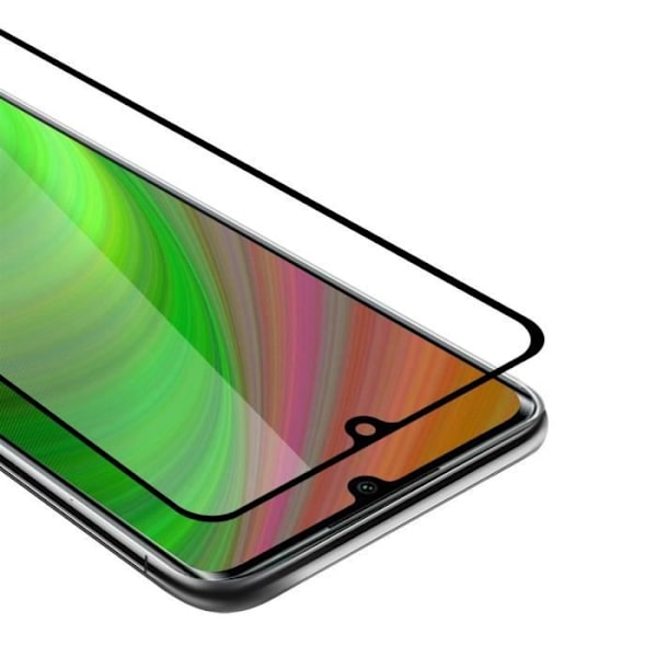 Cadorabo helskärmsskydd för Xiaomi Mi Note 10 i TRANSPARENT med SVART härdat härdat skärmskydd Transparent med svart