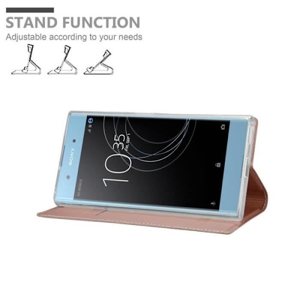 Cadorabo Fodral till Sony Xperia XA1 PLUS i CLASSY ROSE GULD