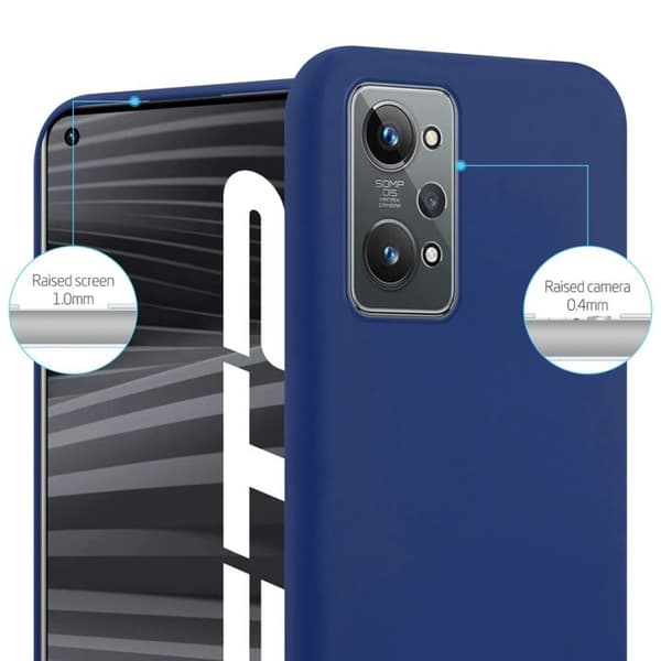 Skyddsfodral för Realme GT 2 / GT Neo 2 CANDY MÖRKBLEU Stötskydd Silikon Blå