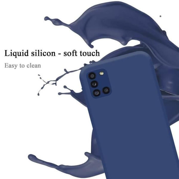 Coque - CADORABO - Samsung Galaxy A31 - Flexibel silikon TPU - Optimal skydd - Lätt design Blå