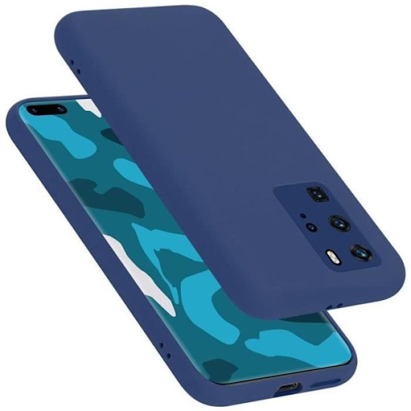 Coque - CADORABO - Huawei P40 Pro/P40 Pro Plus - Silikon TPU - Skydd 360° - Halkfri Blå