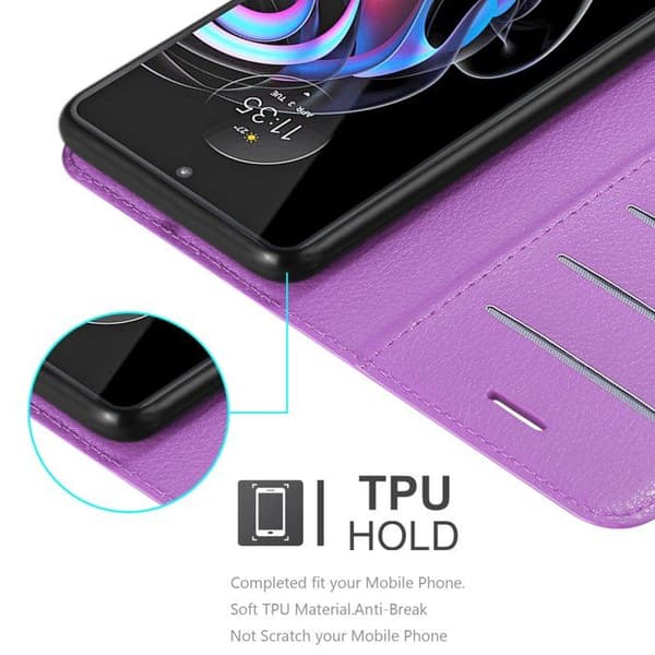 Fodral för Motorola EDGE 20 PRO / EDGE S PRO i ORKIDÉ VIOLETT Violett